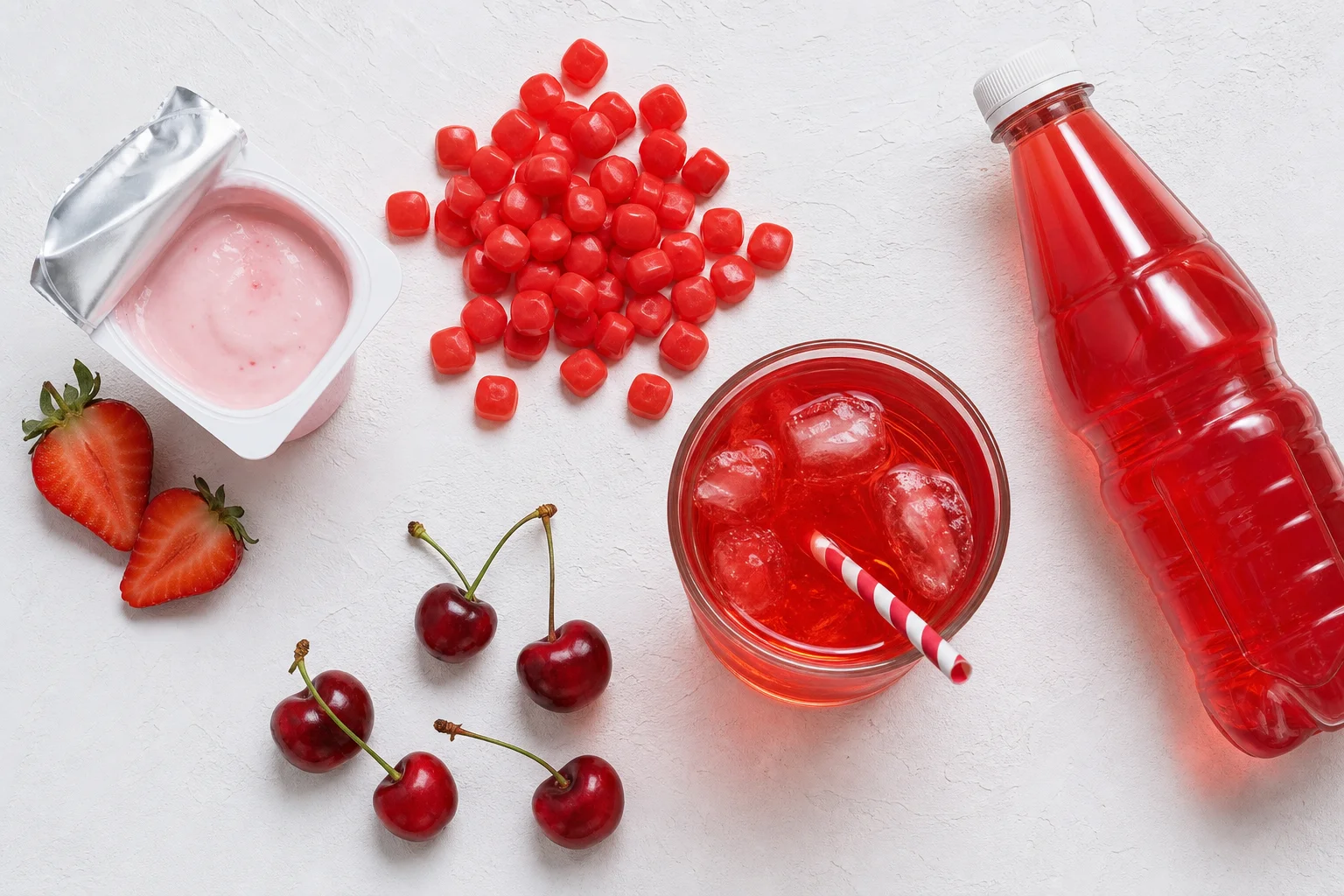 Carmine red for the food industry