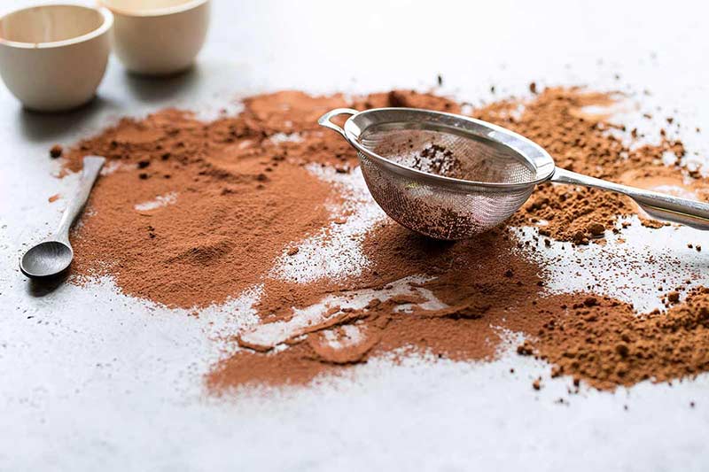 Cocoa powder for baking and confectionery