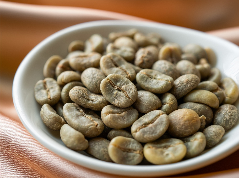 Sale of various types of green coffee beans at Istanbul Customs for re-export