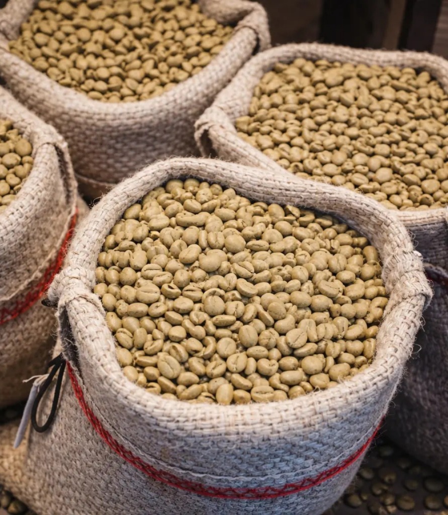 Purchase of green coffee beans with customs delivery terms at Bandar Anzali port