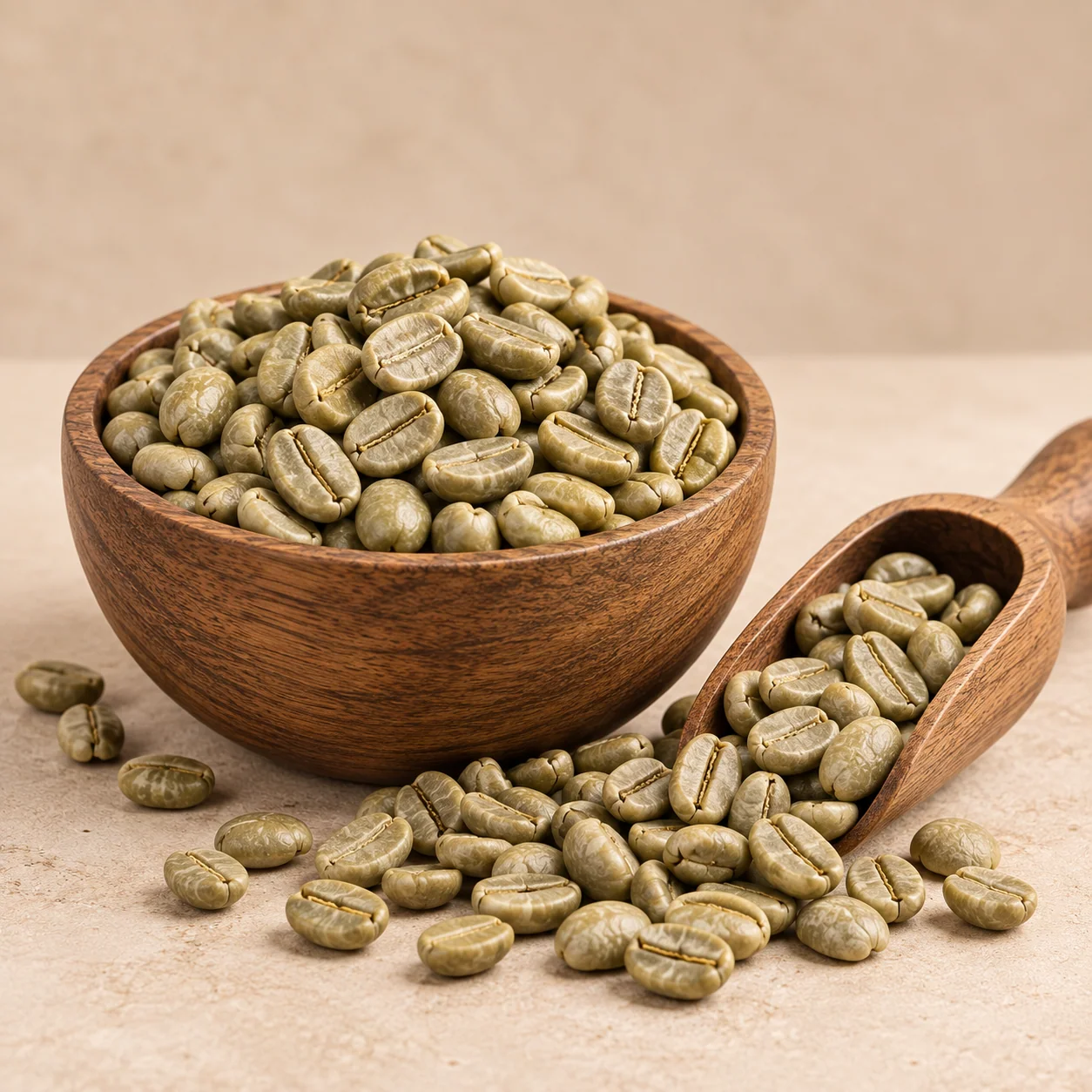 Wholesale of green coffee beans