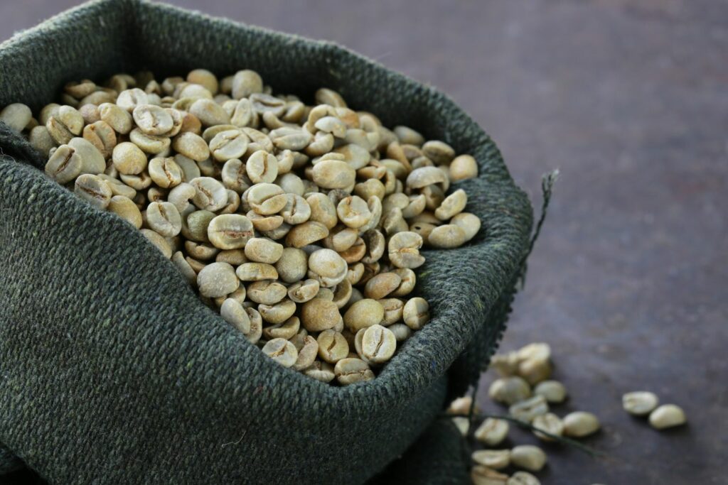 Green coffee bean