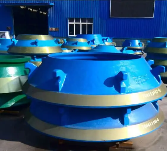 Запчасти для конусных дробилок