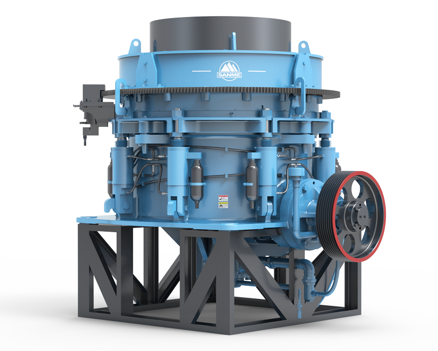 конусная дробилка среднего дробления