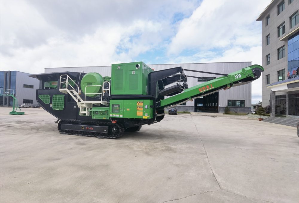 Гусеничная дробилка с щековой системой