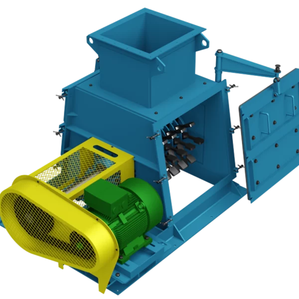 Молотковая дробилка с горизонтальным ротором