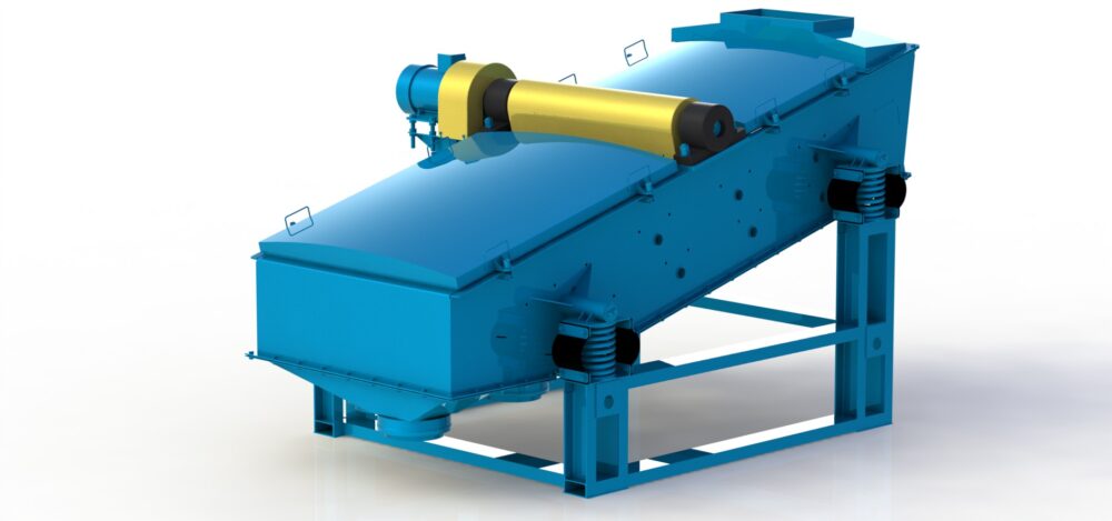 Четырёхслойный вибрационный грохот 2000x6000