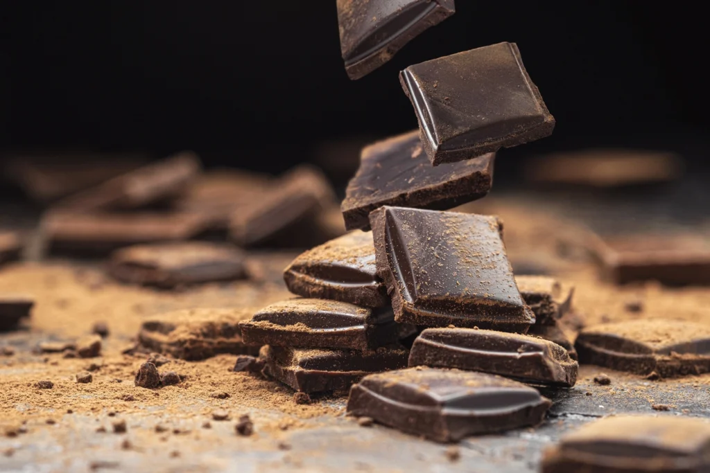 качественный тёмный шоколад