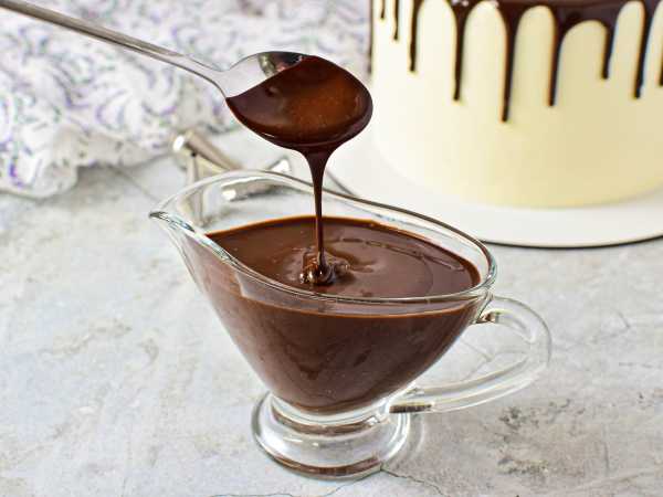 шоколадная глазурь для тортов и пирожных 