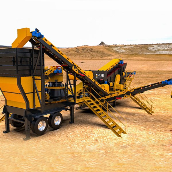 Tekerlekli Mobil Konik Kırıcı